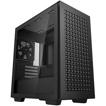  Корпус Deepcool CH370 (CH370 BLACK) черный без БП mATX 1x120mm 1xUSB2.0 1xUSB3.0 audio bott PSU 