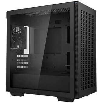  Корпус Deepcool CH370 (CH370 BLACK) черный без БП mATX 1x120mm 1xUSB2.0 1xUSB3.0 audio bott PSU 