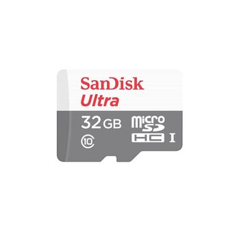  Карта памяти microSDHC SanDisk Class 10 Ultra UHS-I (SDSQUNR-032G-GN3MA) 32Gb 100MB/s +SD адаптер 