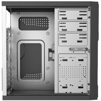 Корпус Foxline Forza FZ-015 (FZ-015-SX450R-U32) 450W black (MiniTower , mATX, 2xUSB3.0, 450W) 