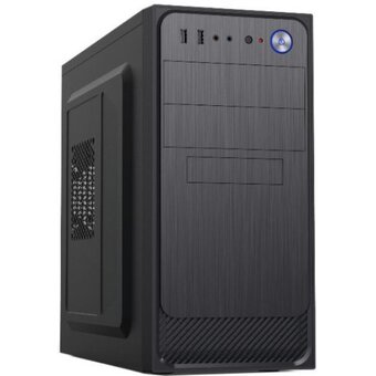  Корпус Foxline Forza FZ-015 (FZ-015-SX450R-U32) 450W black (MiniTower , mATX, 2xUSB3.0, 450W) 