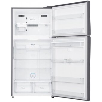  Холодильник LG GR-F802HMHU серый металлик 