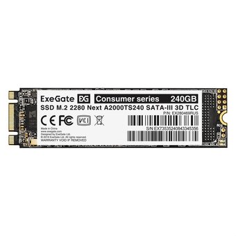  SSD ExeGate EX280469RUS A2000MNext 240 Gb M.2 2280 3D TLC SATA-III 