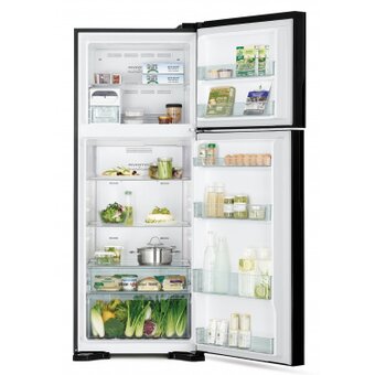  Холодильник Hitachi R-V540PUC7 BBK черный бриллиант 