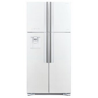  Холодильник Hitachi R-W660PUC7 GPW белое стекло 