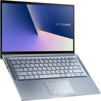  Ноутбук Asus Zenbook UM431DA-AM022 90NB0PB3-M03550 blue 14" FHD Ryzen 7 3700U/16Gb/512Gb SSD/Vega 10/DOS 