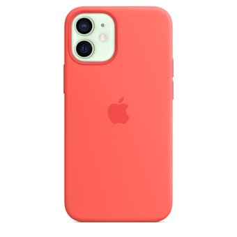  Чехол накладка Apple для iPhone 12 mini Silicone Case with MagSafe - Pink Citrus 