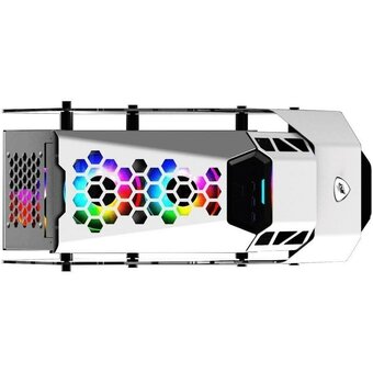  Корпус 1STPLAYER ZX7 ZX7 ATX, tempered glass 