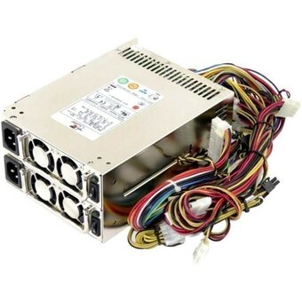  Блок питания EMACS MRW-6420P, 420W Mini Redundant 4U (PS2), (ШВГ 150*86*185) (B000480056) Brown Box 