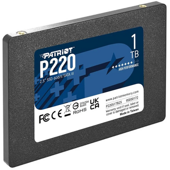  SSD Patriot P220 (P220S1TB25) SATA III 1Tb 2.5" 