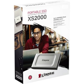  SSD Kingston XS2000 SXS2000/500G USB 3.2 Gen 2x2 500GB , 2000/2000, RTL 