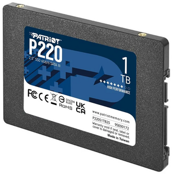  SSD Patriot P220 (P220S1TB25) SATA III 1Tb 2.5" 