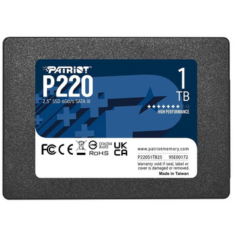  SSD Patriot P220 (P220S1TB25) SATA III 1Tb 2.5" 