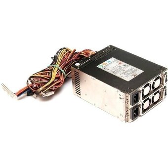  Блок питания EMACS MRW-6420P, 420W Mini Redundant 4U (PS2), (ШВГ 150*86*185) (B000480056) Brown Box 