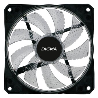  Вентилятор Digma DFAN-FRGB2 120x120x25mm 3-pin 4-pin (Molex)23dB 115gr LED Ret 