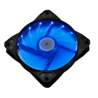  Вентилятор Digma DFAN-LED-BLUE 120x120x25mm 3-pin 4-pin (Molex)23dB 115gr LED Ret 