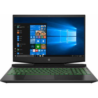  Ноутбук HP Pavilion Gaming 15-dk1045ur 22N35EA Black green 15.6" FHD i7-10750H/16Gb/512Gb SSD/GTX1660Ti 6Gb/W10 