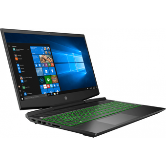  Ноутбук HP Pavilion Gaming 15-dk1045ur 22N35EA Black green 15.6" FHD i7-10750H/16Gb/512Gb SSD/GTX1660Ti 6Gb/W10 