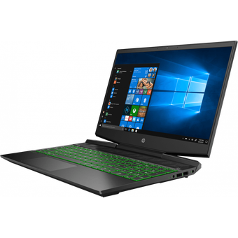  Ноутбук HP Pavilion Gaming 15-dk1045ur 22N35EA Black green 15.6" FHD i7-10750H/16Gb/512Gb SSD/GTX1660Ti 6Gb/W10 