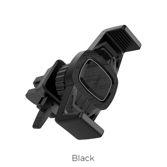  УЦ Автомобильный держатель HOCO CA38 Platinum sharp air outlet in-car holder black (плохая упаковка) 