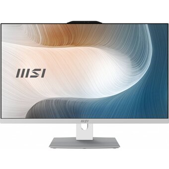  Моноблок MSI Modern AM272P 12M-256XRU (9S6-AF8212-256) 27" Full HD i7 1260P (2.1) 16Gb SSD512Gb Iris Xe noOS 120W клавиатура мышь белый 