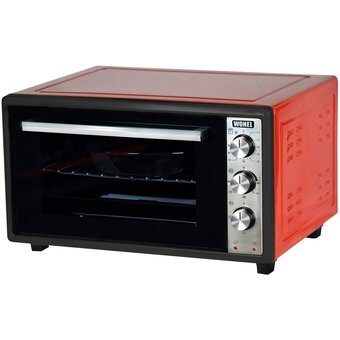  Электрическая духовка WONEL WN3615 300 convection красно-чёрная 