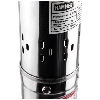  Насос скважинный Hammer NAP500/95SP 500Вт 