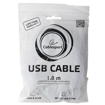  Дата-кабель GEMBIRD Cablexpert (CC-mUSB2-AMBM-6W) USB AM-BM 1,8 м 