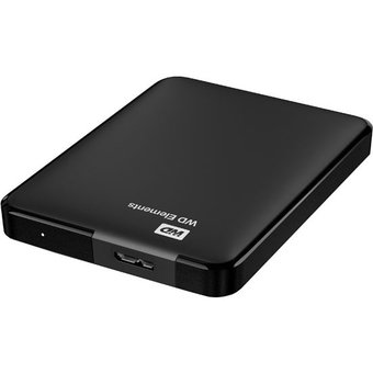  Внешний HDD 1TB Western Digital WDBUZG0010BBK-WESN, 2.5", USB 3.0, Черный 