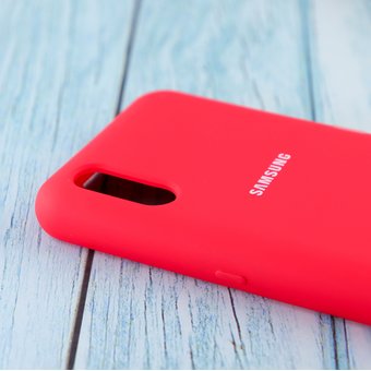  Чехол Silicone case для Samsung М01 2020 Red (14) 