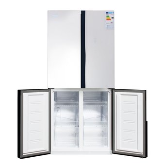  Холодильник Ginzzu NFK-500 шампань стекло 