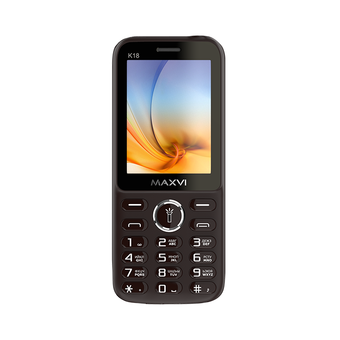  Мобильный телефон Maxvi K18 Brown 