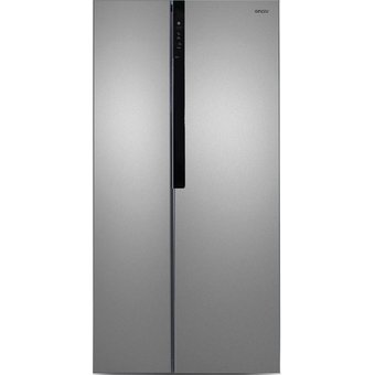  Холодильник Ginzzu NFK-420 SbS серебристый 