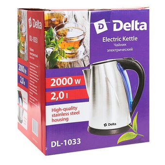  Чайник Delta DL-1033 нерж 