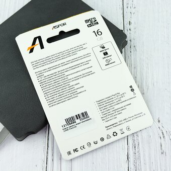  Карта памяти Aspor microSDHC 16GB Class10 нс 