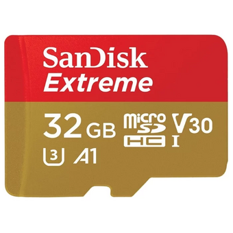  Карта памяти SanDisk (SDSQXAF-032G-GN6MN) 32GB microSDXC Class 10 UHS-I A1 C10 V30 U3 Extreme 100MB/s 