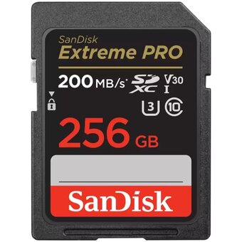  Карта памяти SanDisk (SDSDXXD-256G-GN4IN) 256GB SDXC Class 10 V30 UHS-I U3 Extreme Pro 200MB/s 
