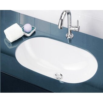  Раковина встроенная Villeroy & Boch O.Novo 41625001 53x32см(внутр.размер) с креплением белый Альпин 