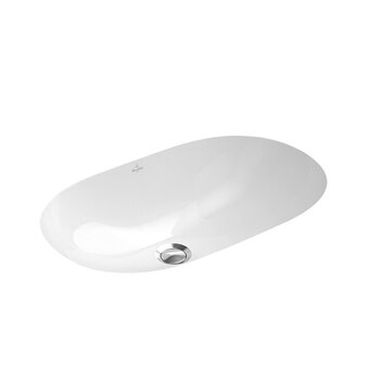  Раковина встроенная Villeroy & Boch O.Novo 41625001 53x32см(внутр.размер) с креплением белый Альпин 