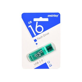  USB-флешка Smartbuy 16GB Glossy Series Green 