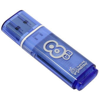  USB-флешка Smartbuy 8GB Glossy Series Blue 