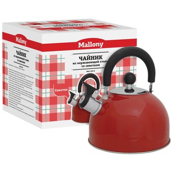  Чайник Mallony MAL-039-R красный (910084) 