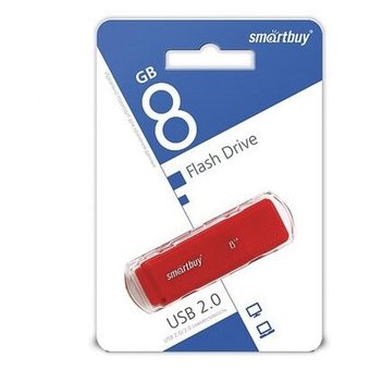  USB-флешка Smartbuy SB8GBDK-R 8GB Dock Red 