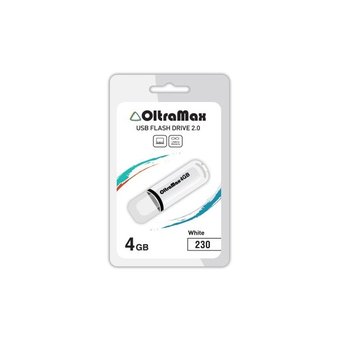  USB-флешка Oltramax OM-4GB-230-белый 