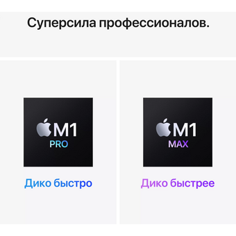  Ноутбук APPLE Macbook Pro M1 (Z15G000CK) 14" RU Grey 16/512GB 