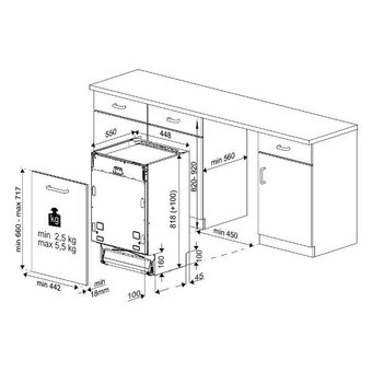  Встраиваемая посудомоечная машина INDESIT DIS 1C69 