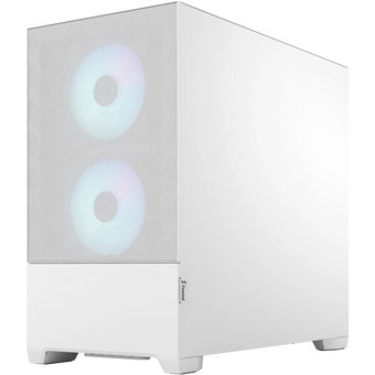  Корпус Fractal Design PoP Mini Air RGB (FD-C-POR1M-01) White TG белый без БП ATX 3x120mm 2xUSB3.0 audio bott PSU 