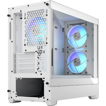  Корпус Fractal Design PoP Mini Air RGB (FD-C-POR1M-01) White TG белый без БП ATX 3x120mm 2xUSB3.0 audio bott PSU 