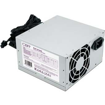  Блок питания CBR (PSU-ATX400-08EC) ATX 400W, 8cm fan, 20+4pin/1 4pin/1 IDE/2 SATA, кабель питания 1.2м 