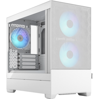  Корпус Fractal Design PoP Mini Air RGB (FD-C-POR1M-01) White TG белый без БП ATX 3x120mm 2xUSB3.0 audio bott PSU 